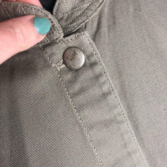 Eileen Fisher organic cotton button pocket jacket - Picture 5 of 7